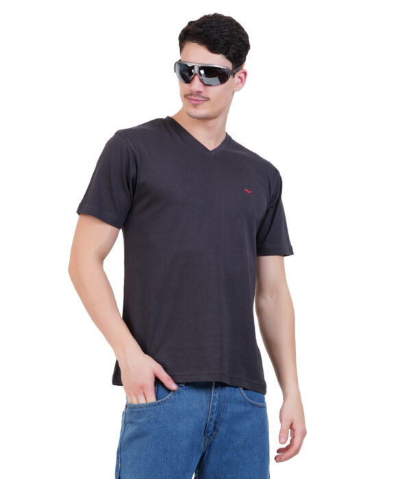 MT-TS-03 Mens V-Neck Navy - Image 6