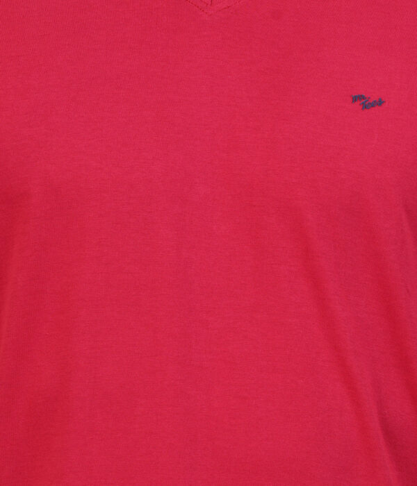 MT-TS-03 Mens V-Neck Red - Image 4