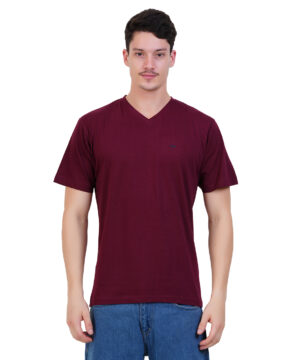 MT-TS-03 Mens V-Neck Maroon